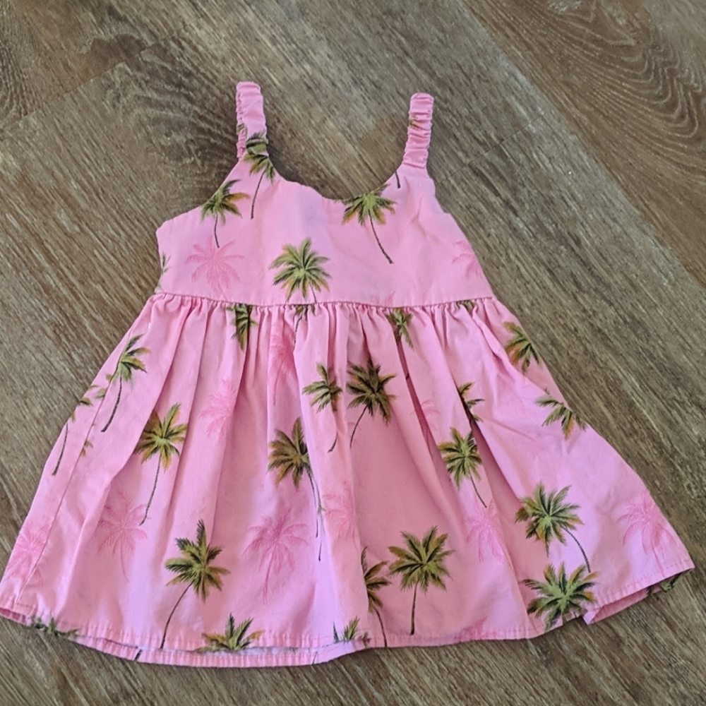 Hawaiian print dress